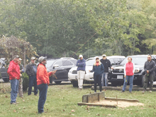 Group instruction on the fly casting motion