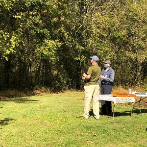 Looking at a fly rod